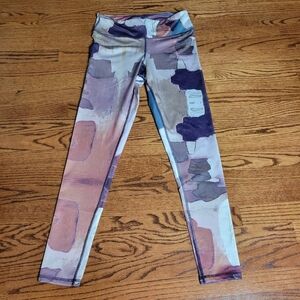 Aziam Multicolor Abstract Leggings